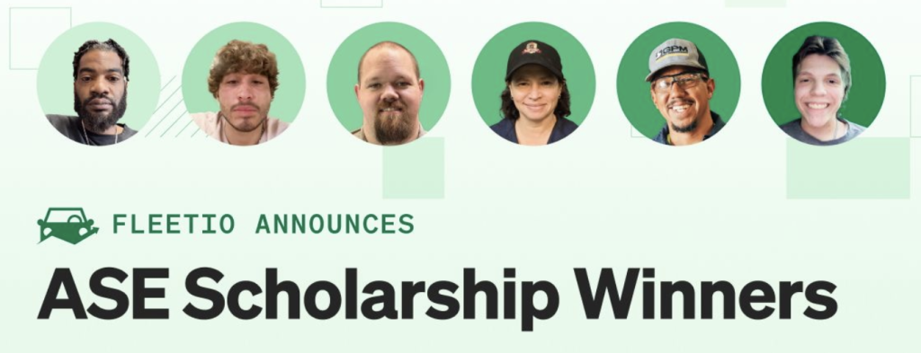 Fleetio awards scholarships to 6 technicians